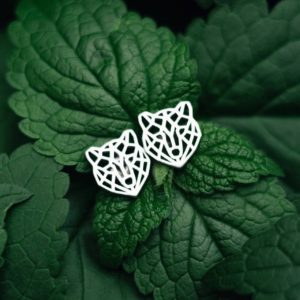 Серьги Медведица (Медведь) | Серебро | Коллекция Geometry