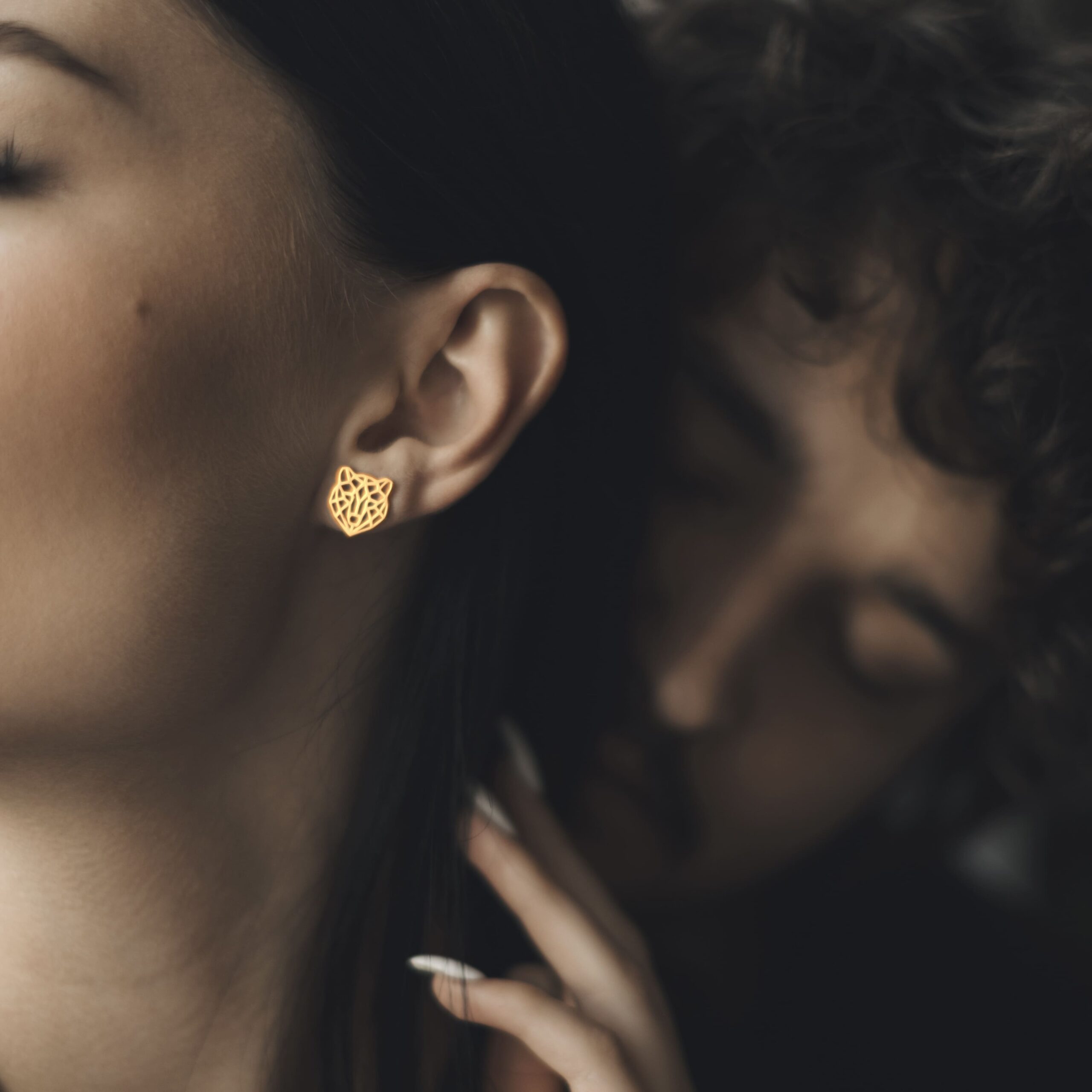 Серьги Медведица (Медведь) | Серебро с позолотой — фото 3